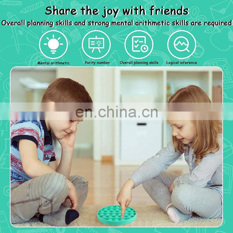 special autism bubble large square baby bubble squishy simple sensory dimple fidget toys with alphabet