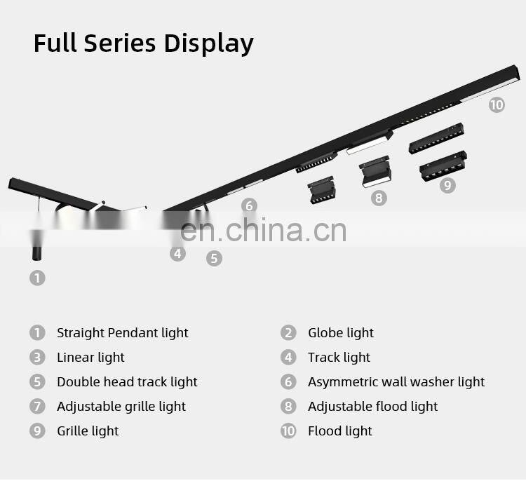 HUAYI Wholesale Price Modern Linear Lamp Living Room 6w 12w LED Magnetic Track Light