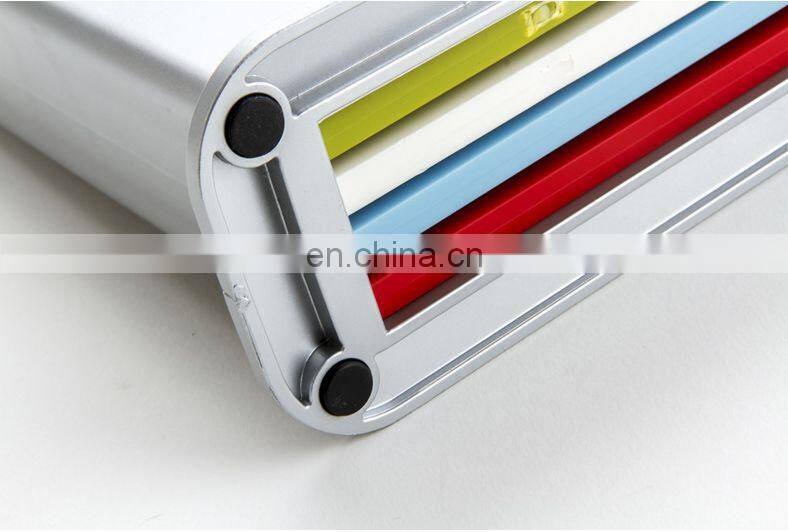 4 colors Classified cutting board set with ABS Storage Case
