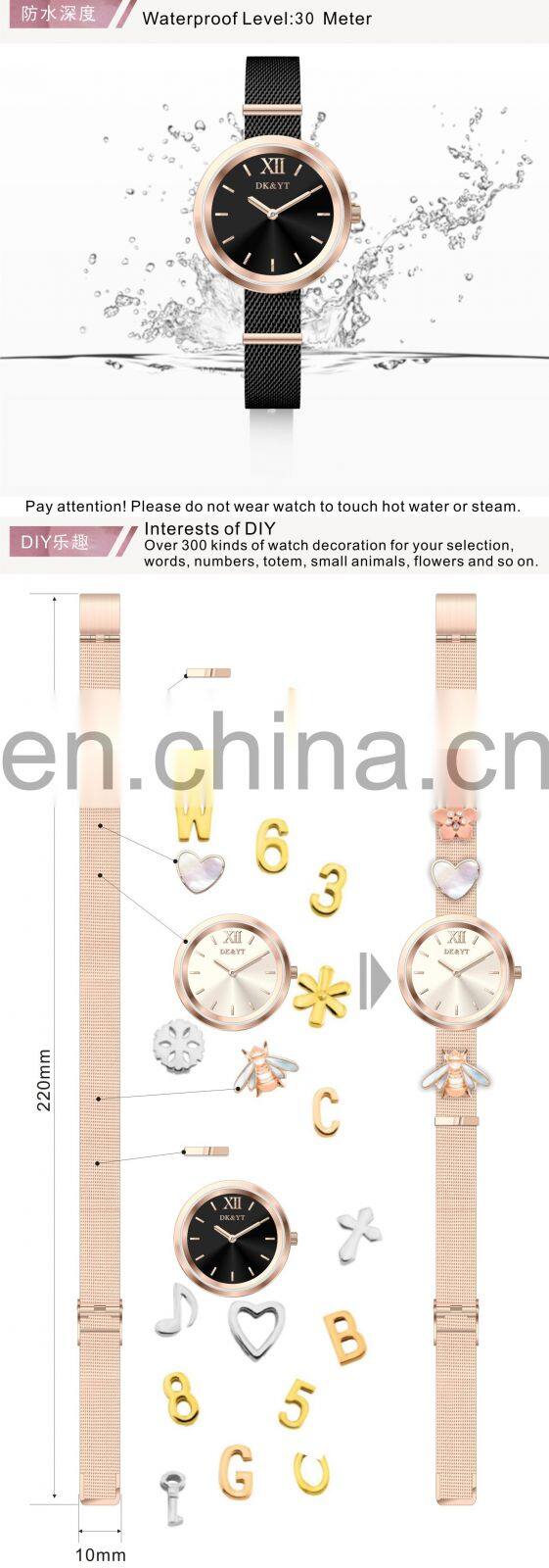 New Arrival Small Dial Women Gold Watch Quartz Luxury Japanese Quartz Movement Mesh Band Female Watch Brand Watches Women Wrist