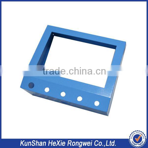 China oem factory price high precision anodized perforated aluminum sheet metal stamping and bending spare parts