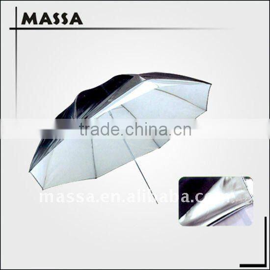 33" Photo Studio Reflective Black Golden Umbrella