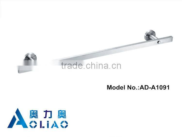 High quality hot sell Bathroom hardware accessory stainless steel wall-mounted bathroom double rod towel rack