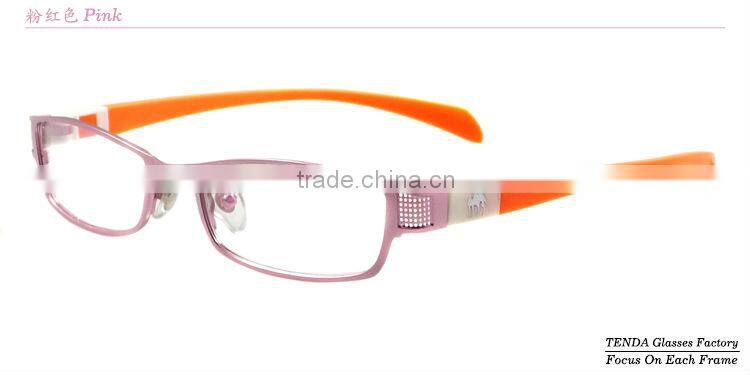 Women fancy eyeglasses frames with changeable temples