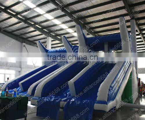 water slide with water pool water game