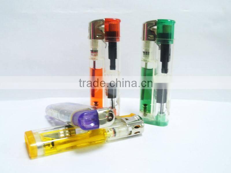 cheap electron cigarette lighter butane gas refill flame lighter with bottom torch