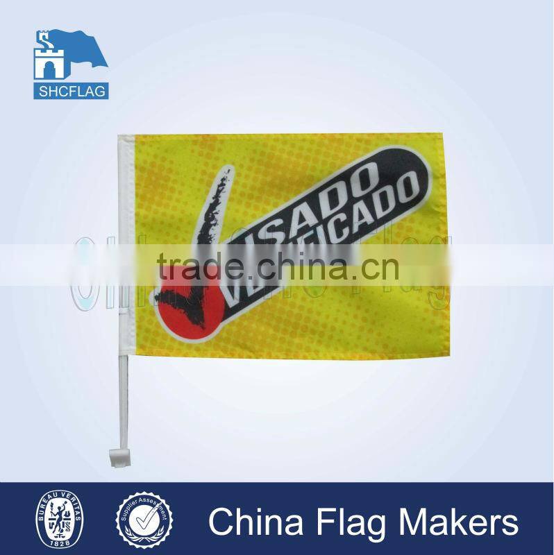 Advertising and event custom mini car flag banner