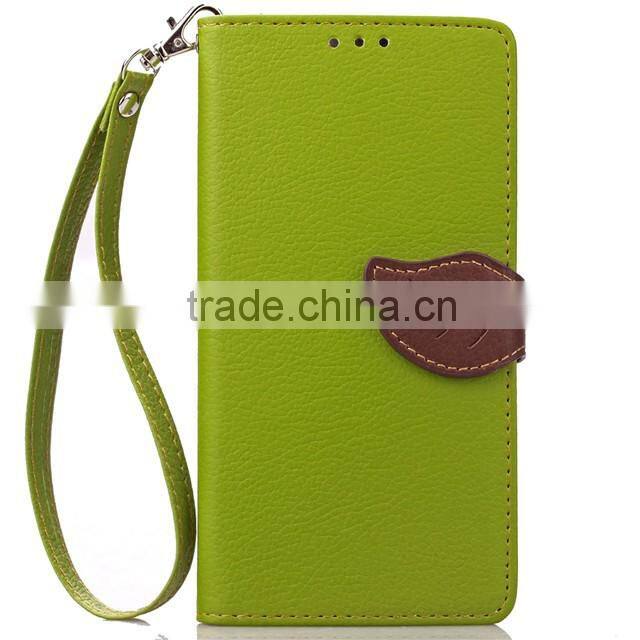 For LG K10 new products, Leaf PU leather Case for LG K10, For LG K10 phone cases