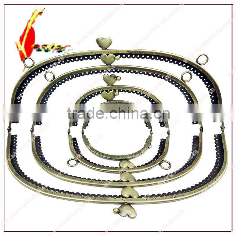 8inch Antique-brass purse frames wholesale