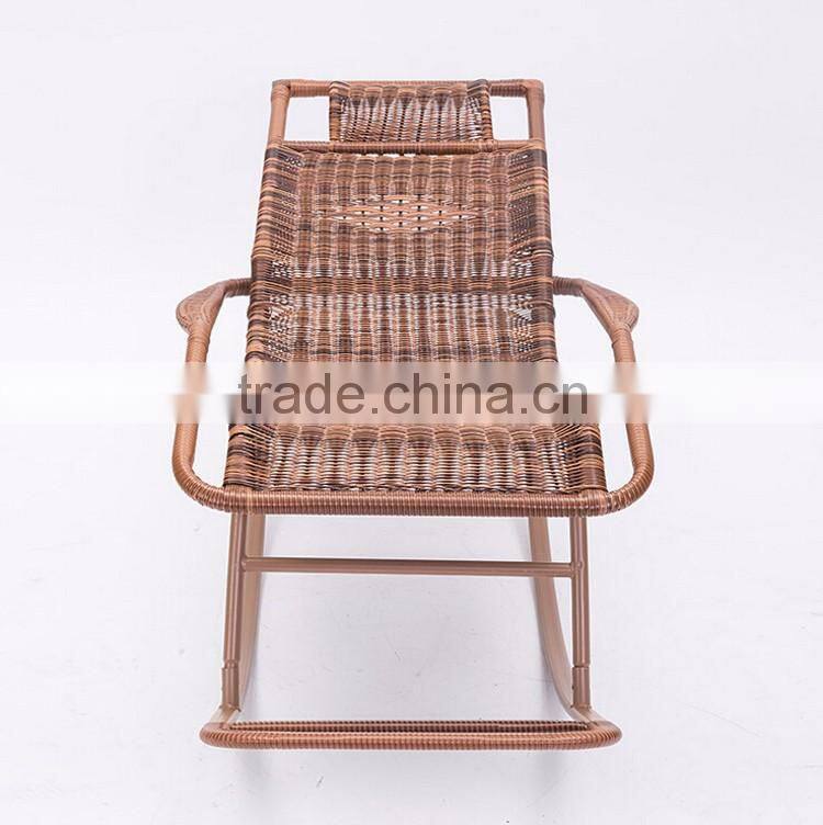 Rattan Wicker Swing Chair Outdoor Rattan Chaise Sun Lounge Rattan Lounge Chair