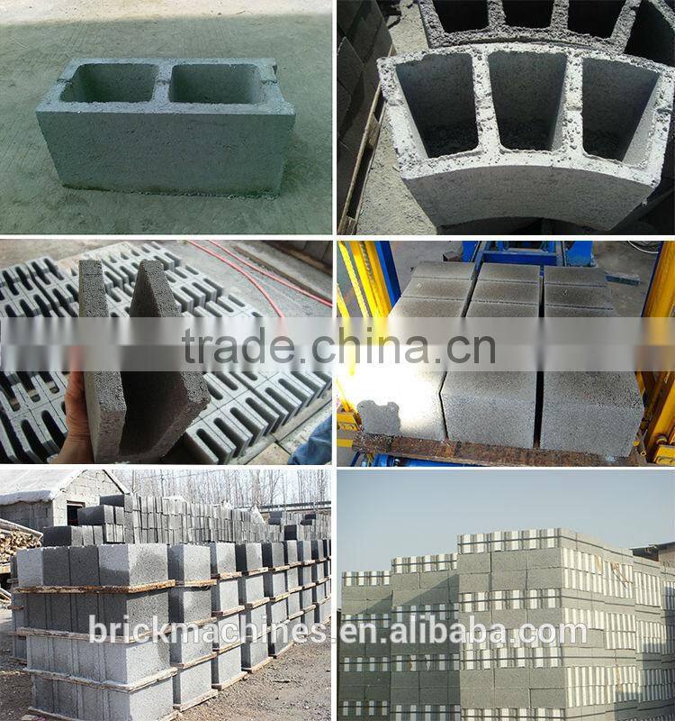 QT4-15 eco-friendly cement hollow block making machines price with high out-put