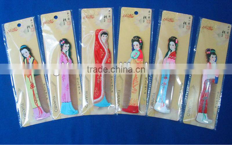 Novelty gifts food shaped plastic small hair comb various color