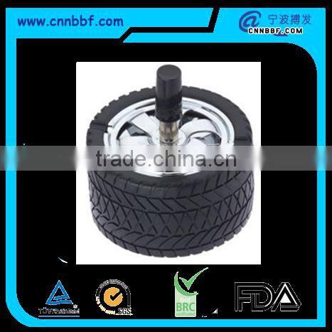 Wheel spinning metal Tin spinning ashtrays