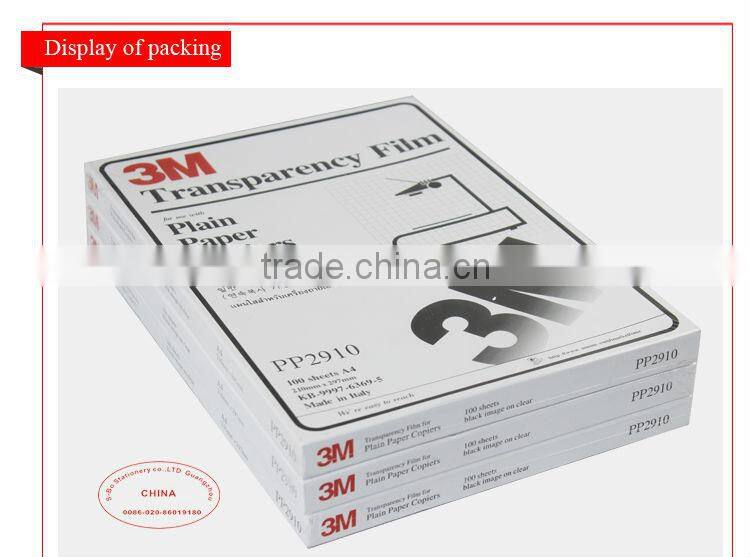 A4 laser printing film transparent film