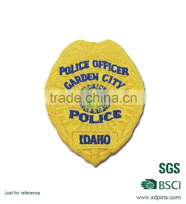 The velvet material embroidery badges
