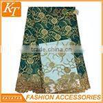 Kavatar Brand Unique cheap green guipure lace fabric