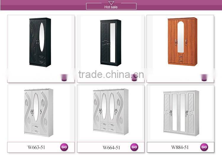 Hotel furniture simple design wardrobe closet double door wooden white hotel wardrobe designs