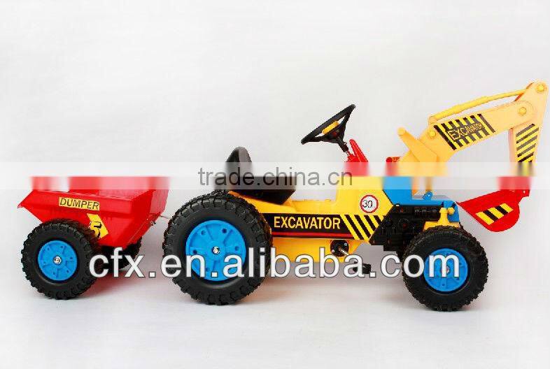 Plastic Kids Toys Ride On Car with Trailer 415