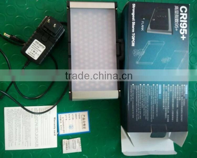 Top sale new pantent portable aviation aluminium alloy CRI95 on camera video led light