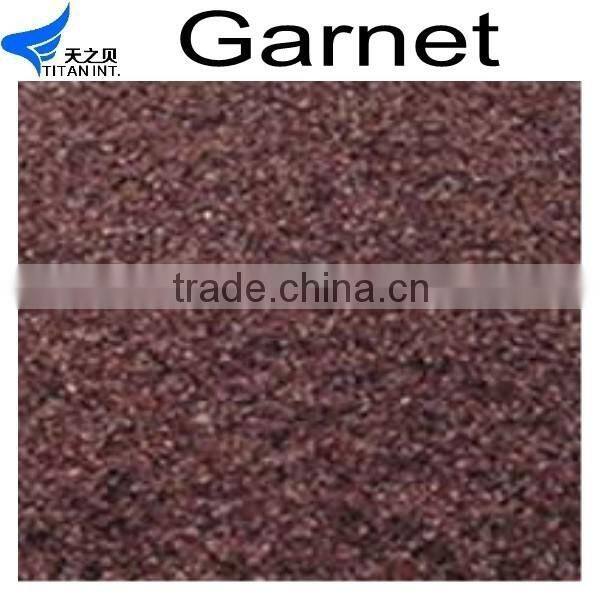 High hardness Garnet slag, garnet water jet cutting for Sandblasting for sand blasting with high quality