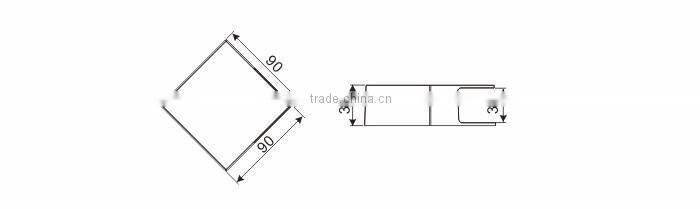 SLIDE IP54 modern outdoor indoor led stair boundary wall light