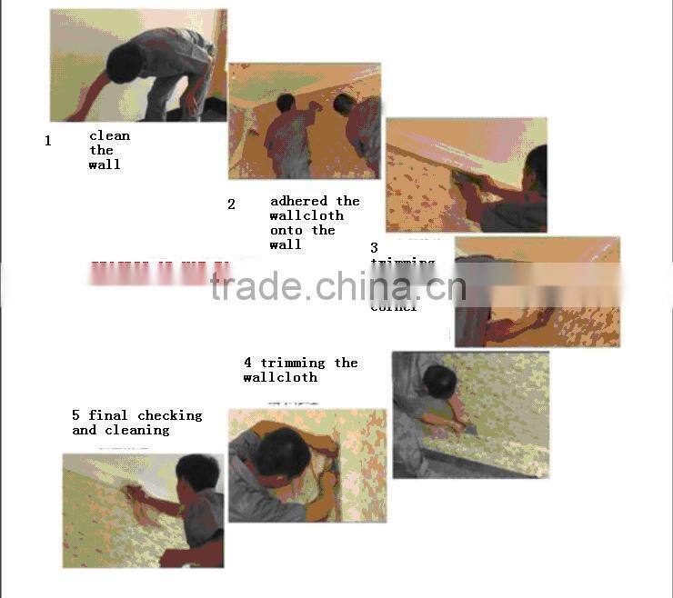 China Jacquard Textile Wallcloth Wallfabric