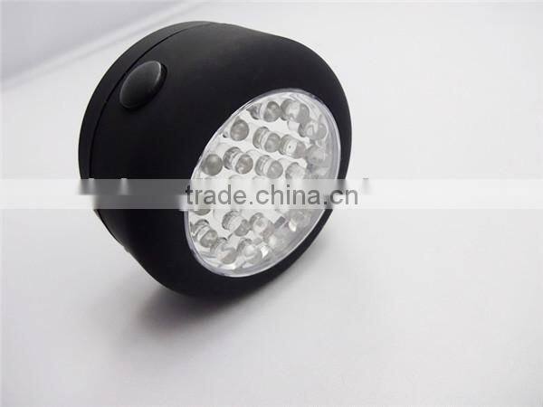 GS-4010 plastic cool 24 led small camping magnetic work light with hook