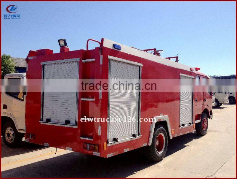 Ideal fireman 'partner' motor fire brigade vehicle/fire engine vehicle with water tanker