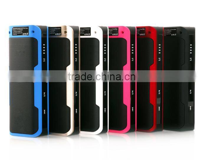 Hot Selling Portable Wireless Bluetooth Stereo Speaker Powerful Sound /4000mah Battery Backup TF Card Play