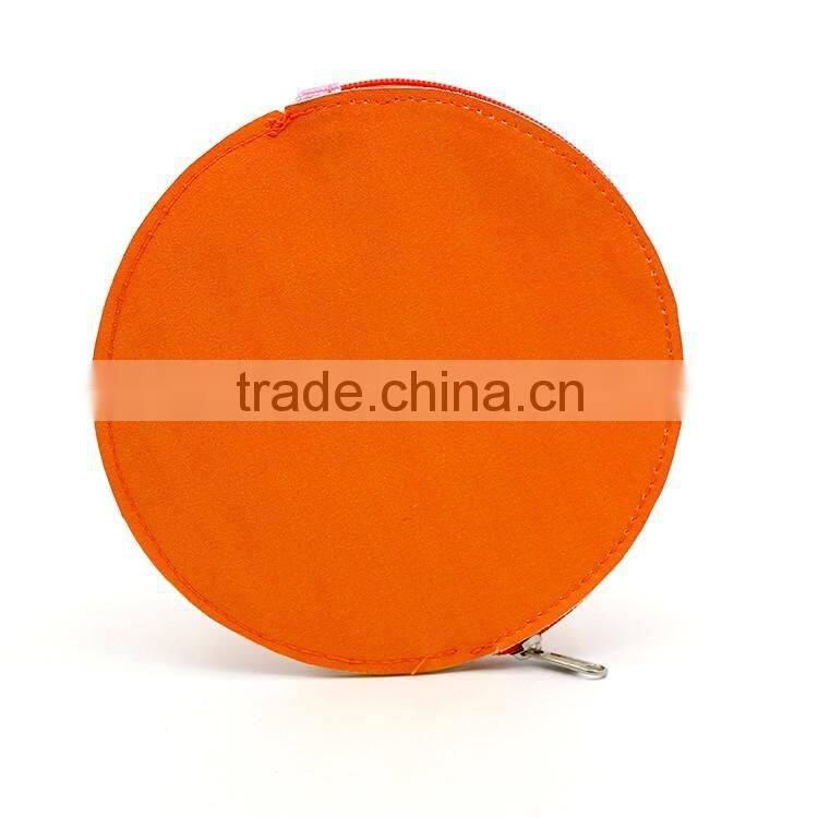 Orange surface fruit PU wallet bag coin purse pouch