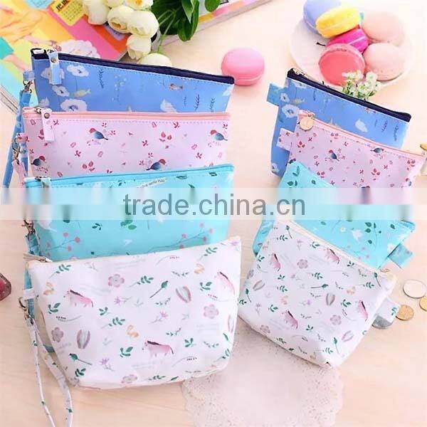 Customized women messneger Makeup canvas printing Bags