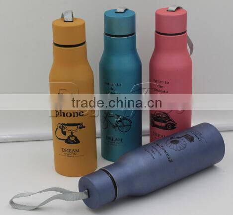 Partypro 2015 New Design Wholesale High Quality 750ml 550ml Stainless Steel Water Bottle Vacuum Cup