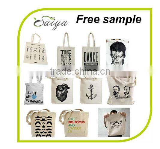 Fashion style Foldable full color printing reusable bag shopping printed eco bag conference custom print cotton tote bag