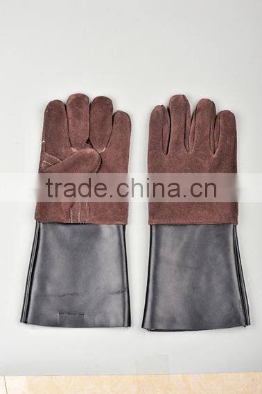 Golden Cow split leather welding gloves with reinforcement palm
