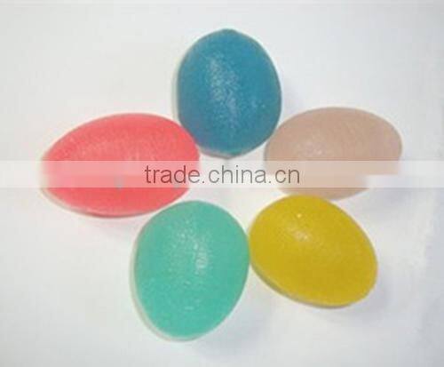 TPR egg shape exercise ball tpr grip ball, custom any pantone color, custom logo, size...