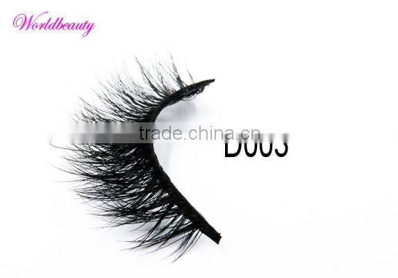 real mink false eyelash with private label volume 3D mink lashes