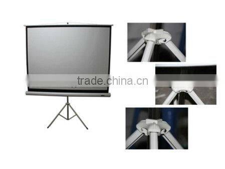 50"-110" Matte White Portable Tripod Projector Screen/Outdoor Projector Screen