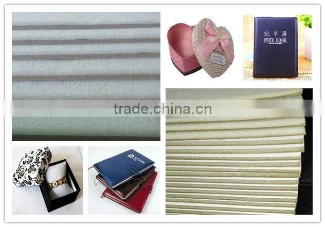 Notebook cover and wine box special paper sponge coated grey board