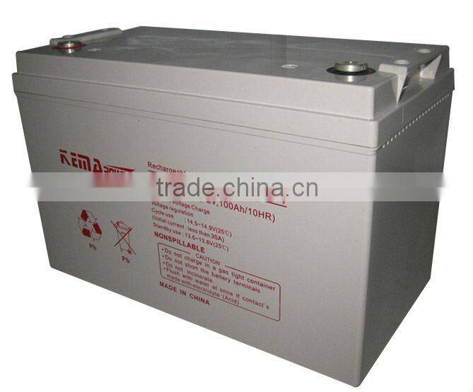 AGM 12VDC solar battery