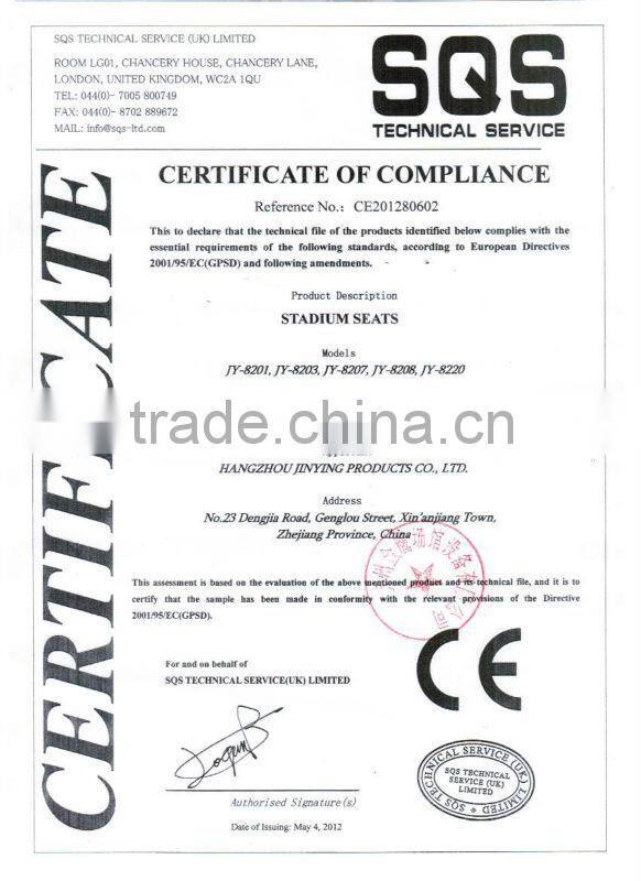 with blowing mold HDPE classroom chairs with tablets