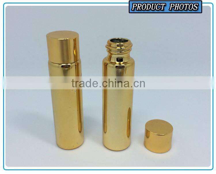 8ml 10ml gold electroplating bottle with gold cap