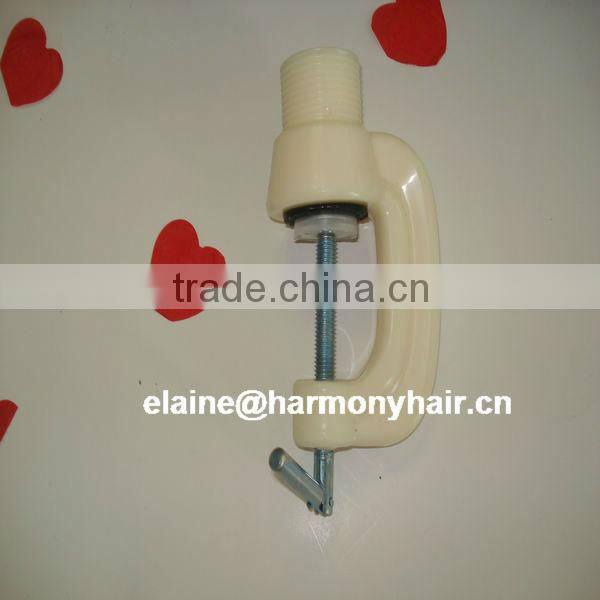 GREAT white plastic wig stand