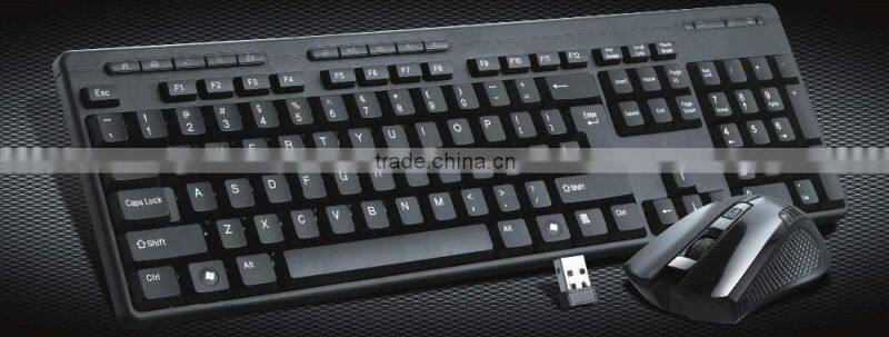 Best selling 2.4G wireless computer keyboard and mouse