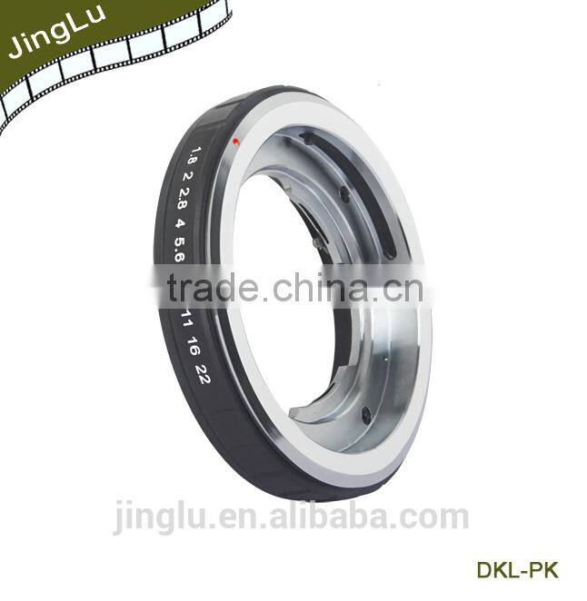 lens adapter ring for DKL mount lens to PK camera body