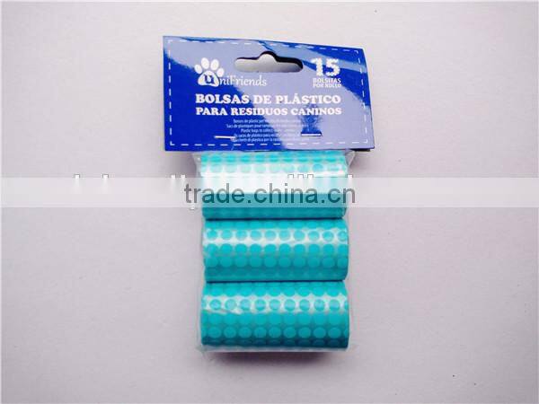 dog waste bag / dog poop bag / drawstring dog poop bag