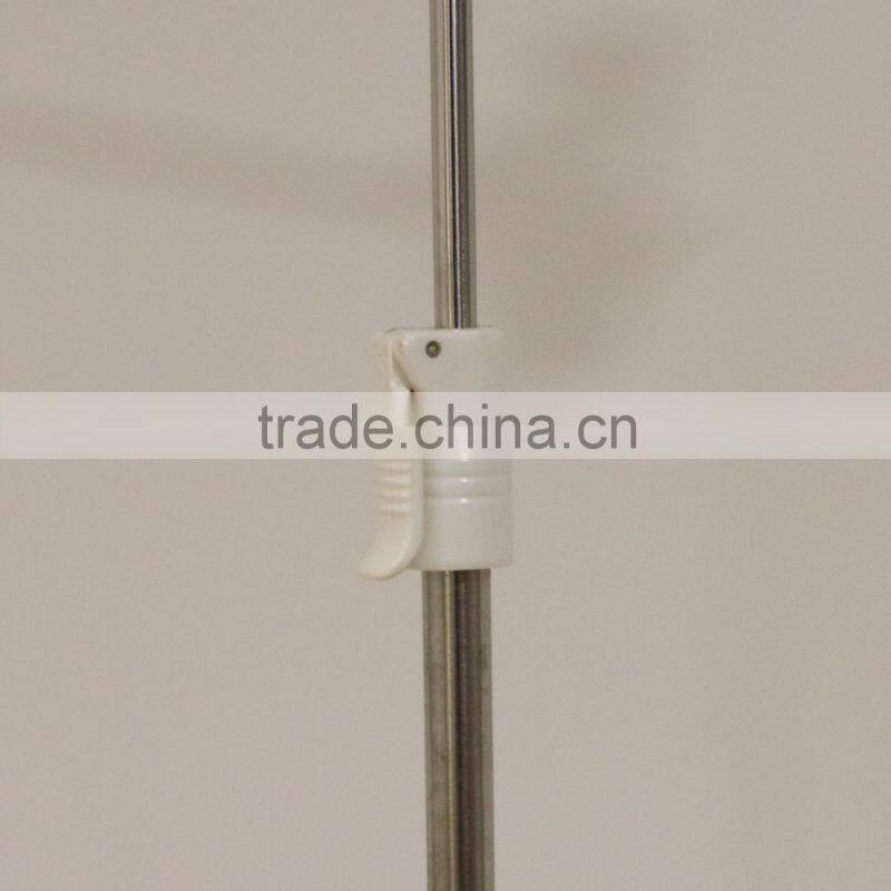 Adjustable metal advertising display standing