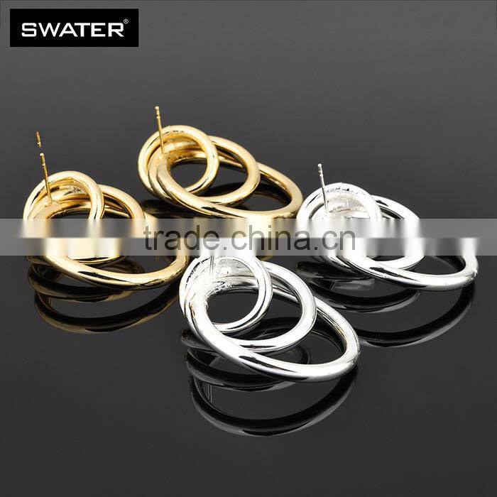New Products 2016 Innovative Product Loopy Teardrop Latest Gold Earring Designs