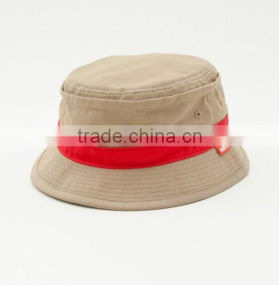 blue simple causal hat with sun-proof and ventilate bucket cap and hat