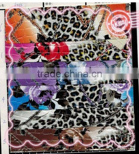 high glossy pvc film leather for bag