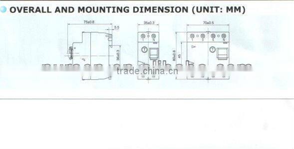 CE certificate hymag circuit breaker